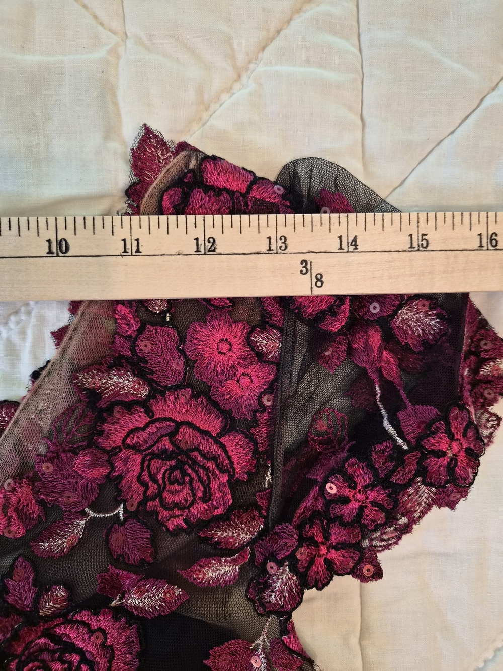 Marchesa Notte Floral Embroidered Cocktail Dress- Size 0 - Picture 5 of 13